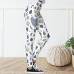 Klumpor av färglös Roligt Blommigt från kyckling Leggings<br><div class="desc">Leggings adorned Chicken mönster.</div>