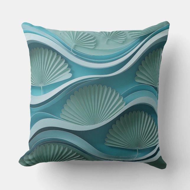 Klungkung Water Fan 3D Batik Motif Kudde (Framsida)