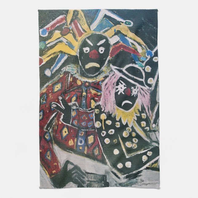 KLUNNEN OCH JESTER KÖKSHANDDUK (Vertikal)
