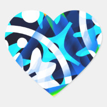 Kluster av färgstarka Abstrakter