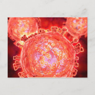 Kluster av hiv-virus 1 vykort