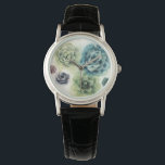 Kluster av sukulenter armbandsur<br><div class="desc">Klustret av Succulents. Konstnär: Grace Popp. Bild-ID: 148320Z.</div>