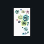 Kluster av sukulenter canvastryck<br><div class="desc">Klustret av Succulents. Konstnär: Grace Popp. Bild-ID: 148320Z.</div>