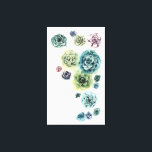 Kluster av sukulenter canvastryck<br><div class="desc">Klustret av Succulents. Konstnär: Grace Popp. Bild-ID: 148320Z.</div>