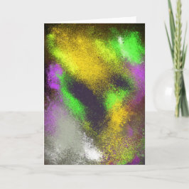 Kluster, Gult Greeting Card Kort