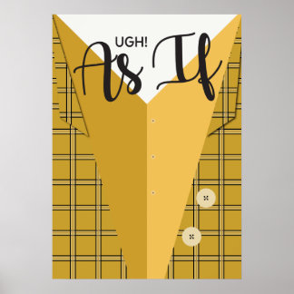 Klustlös minimalistisk Poster