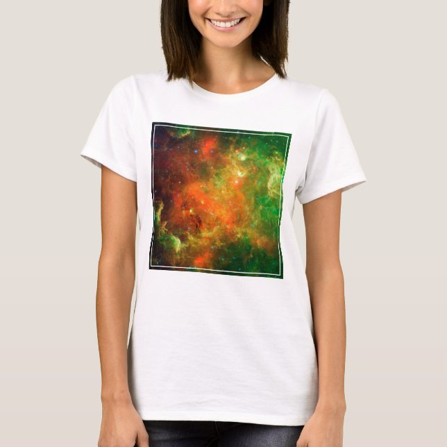 Klustrar av stjärnor i den nordamerikanska nebulan t shirt (Framsida)
