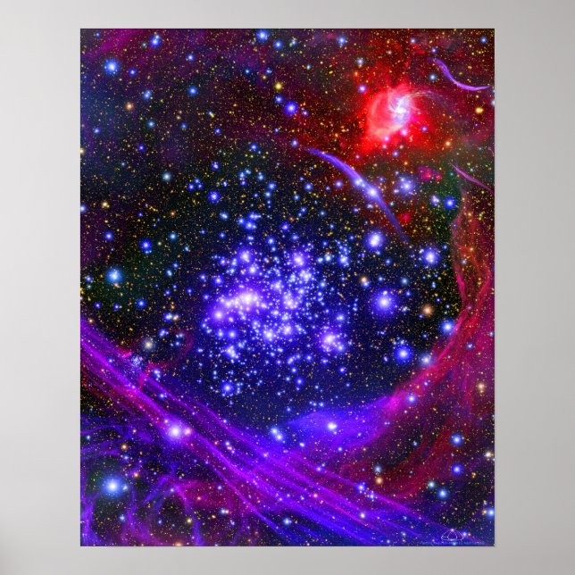 Klustret Arches-stjärnan i navet Poster (Framsidan)