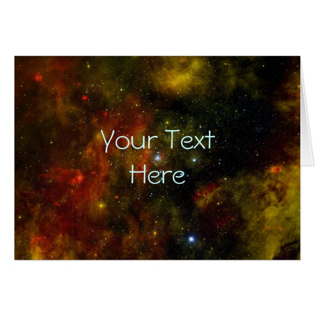 Klustret Cygnus OB2 Star Hälsningskort (Framsidan Horizontal)