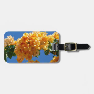 Klustret Golden Bougainvillea Blommigt Bagagebricka