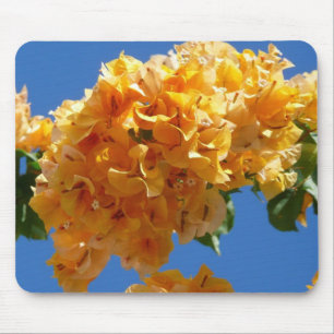 Klustret Golden Bougainvillea Blommigt Musmatta