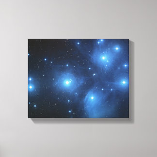Klustret Pleiades Star Canvastryck
