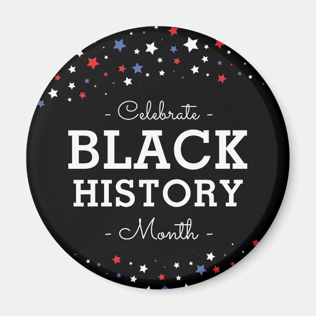 Klustret Stars | Firar Black History RWBB Magnet (Framsidan)