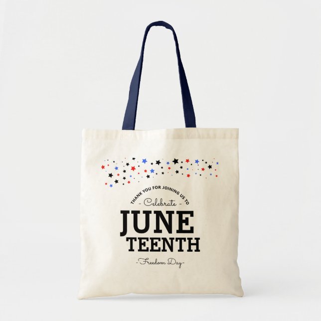 Klustret Stars | Firar Junetelfte Tote Bag Tygkasse (Framsidan)