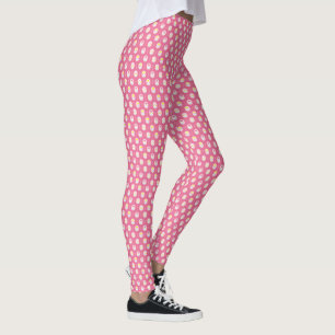 Klut Rosa Girly blommigt leggings