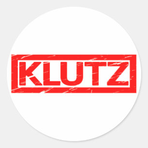 Klutz Frimärke Runt Klistermärke