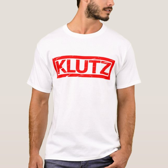Klutz Frimärke T Shirt (Framsida)