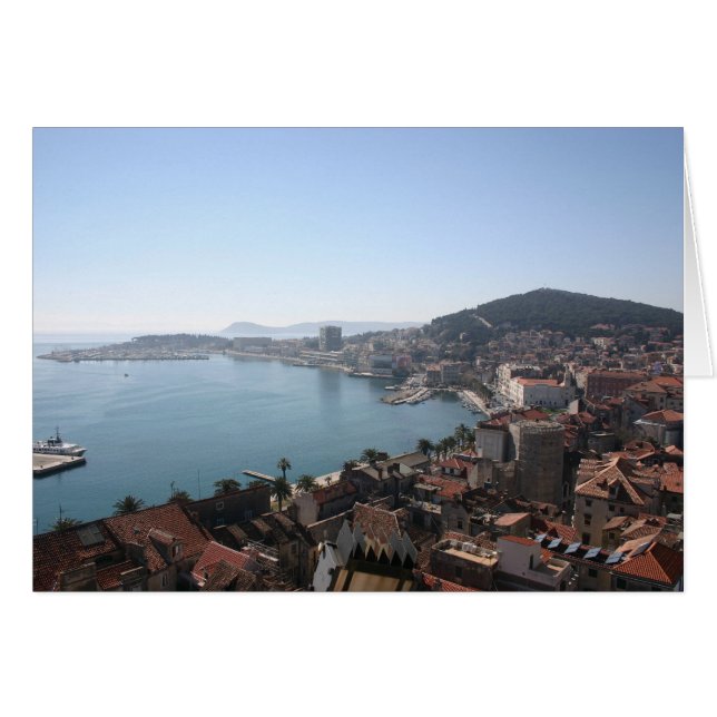 Kluven kusten hälsningskort (Framsidan Horizontal)