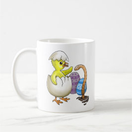 Kluven påskkyckling kaffemugg