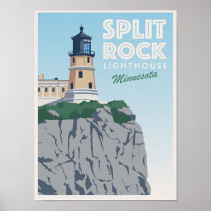 Kluven stenfyr, Minnesota Poster