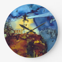 Kluven stenfyr på natten