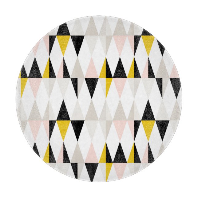 Kluvet geometriskt triangelmönster (Framsidan)