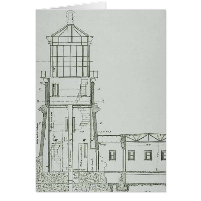 Kluvna stenfyrscheman hälsningskort (Framsidan)