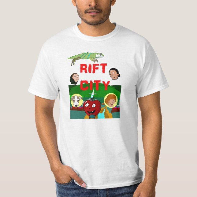 Klyftastad Tee Shirt (Framsida)