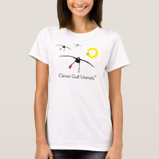 Klyftig fiskmåsUtensilsutslagsplats T-shirt