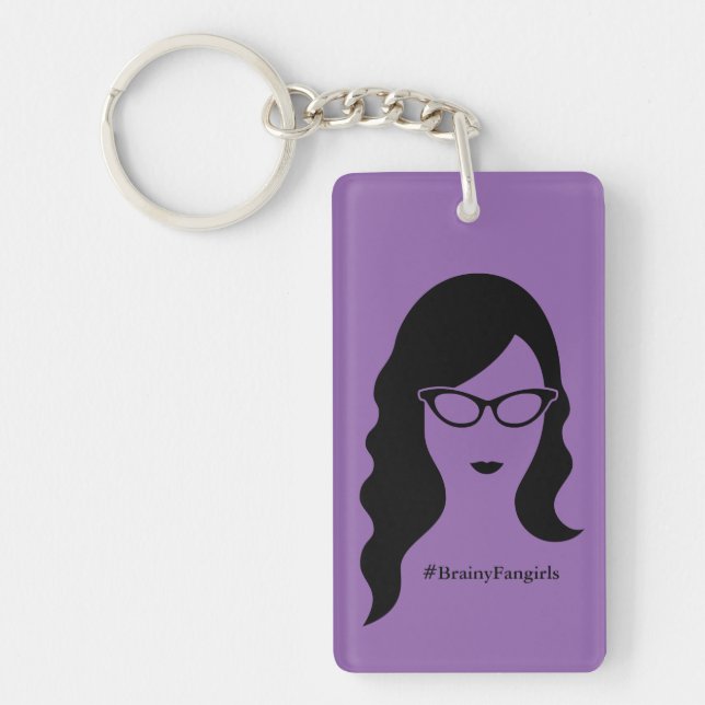 Klyftiga Fangirls Keychain Nyckelring (Framsidan)