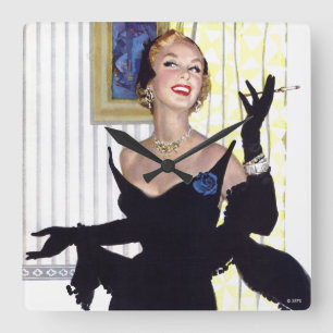 Klyftiga kvinnor är farliga för fyrkantig klocka