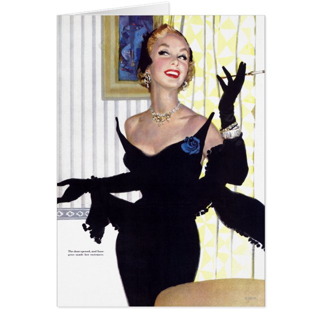 Klyftiga kvinnor är farliga för hälsningskort (Framsidan)