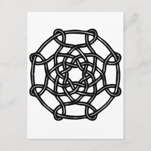 Klytisk design - Basic Round Knot Vykort