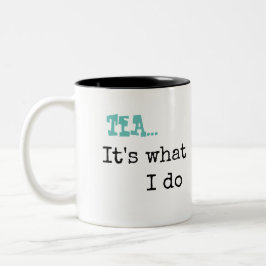 KM Golland Tea är det vad jag rånar Två-Tonad Mugg