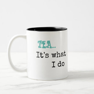 KM Golland Tea är det vad jag rånar Två-Tonad Mugg