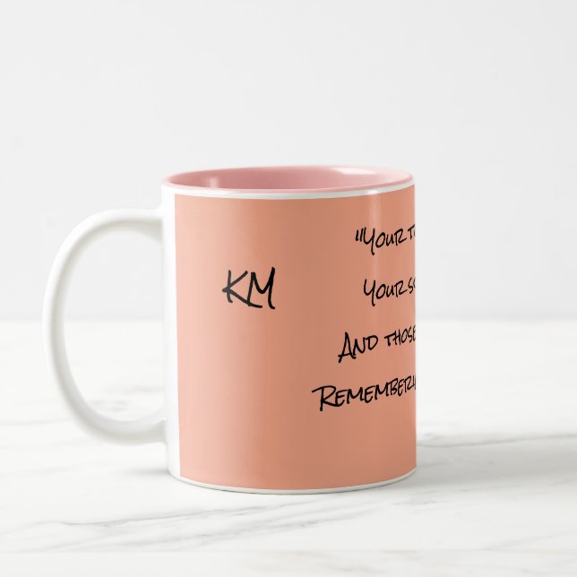 KM-mugg Två-Tonad Mugg (Vänster)