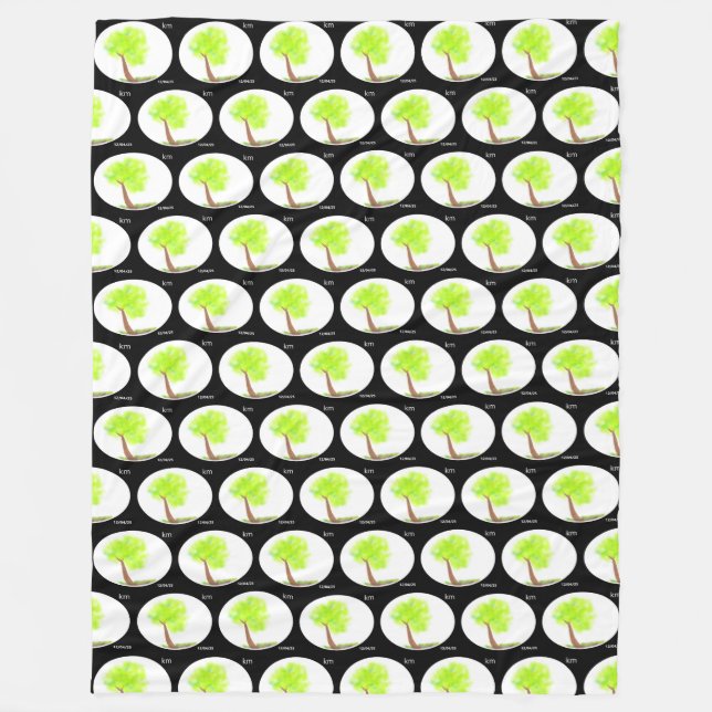 km trädmålning 3D filt (Framsidan)