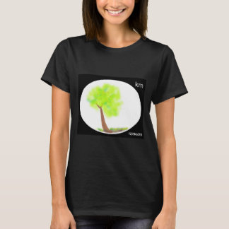 km tree painting shirt t shirt