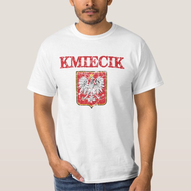 Kmiecik efternamn tee shirt (Framsida)