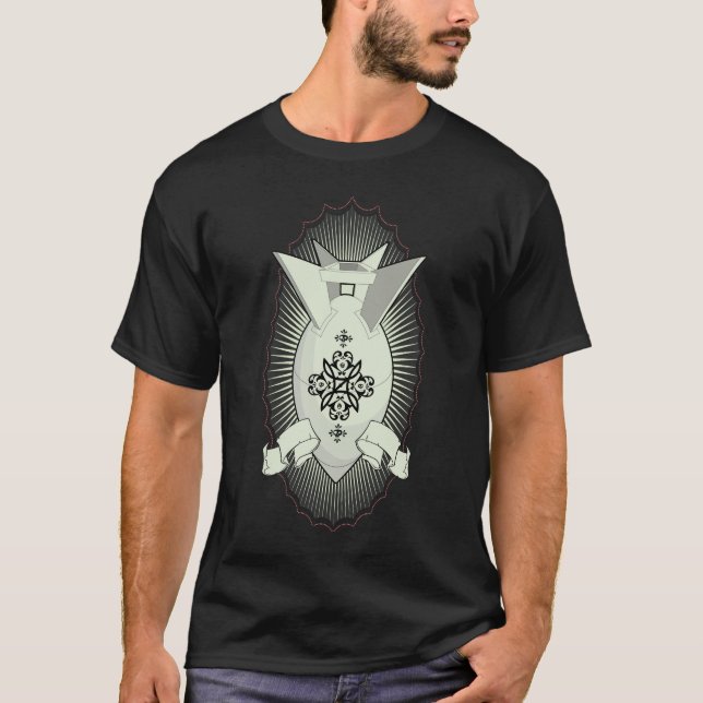 kmndz bombarderar t-shirt (Framsida)
