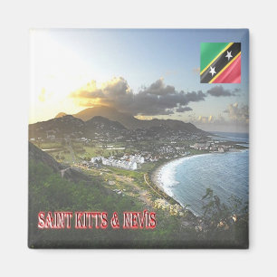 KN - Saint Kitts och Nevis - Frigate Bay Magnet