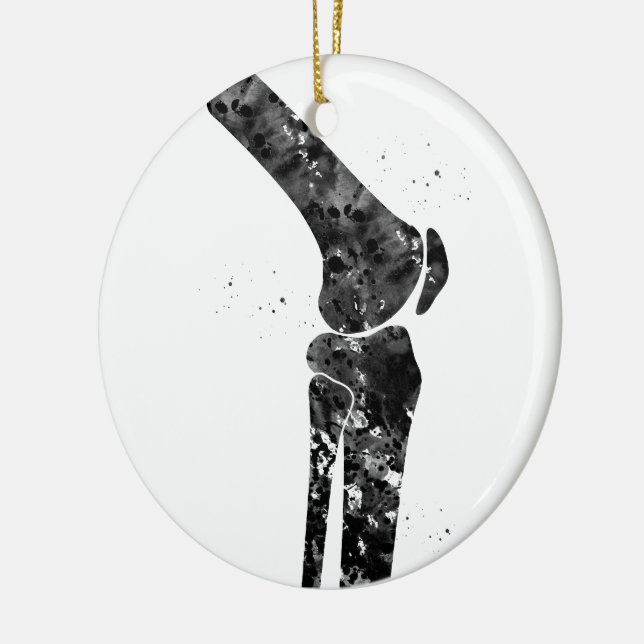 Knä Julgransprydnad Keramik (Vänster)