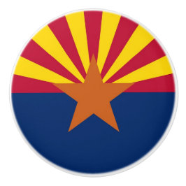 Knabbdragning med flagga av Arizona, USA Knopp