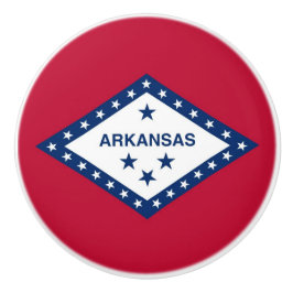 Knabbdragning med flagga av Arkansas, USA Knopp