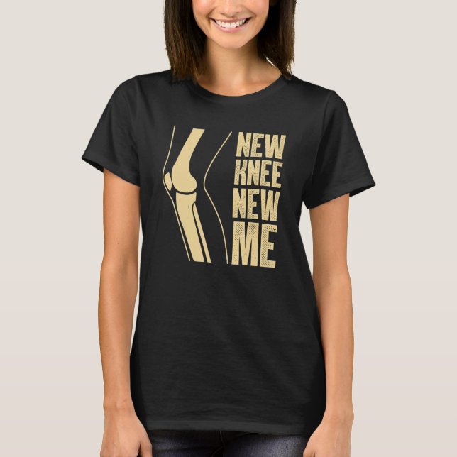 Knäbyte för män och kvinnor efter operation återhä t shirt (Framsida)