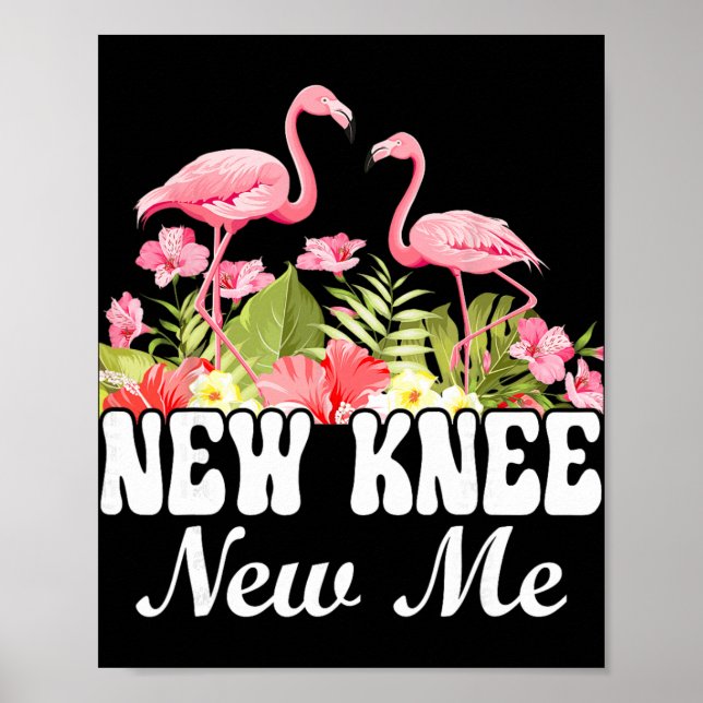 Knäbyte Och Knäoperation Återhämtning Nytt Knä Poster (Framsidan)