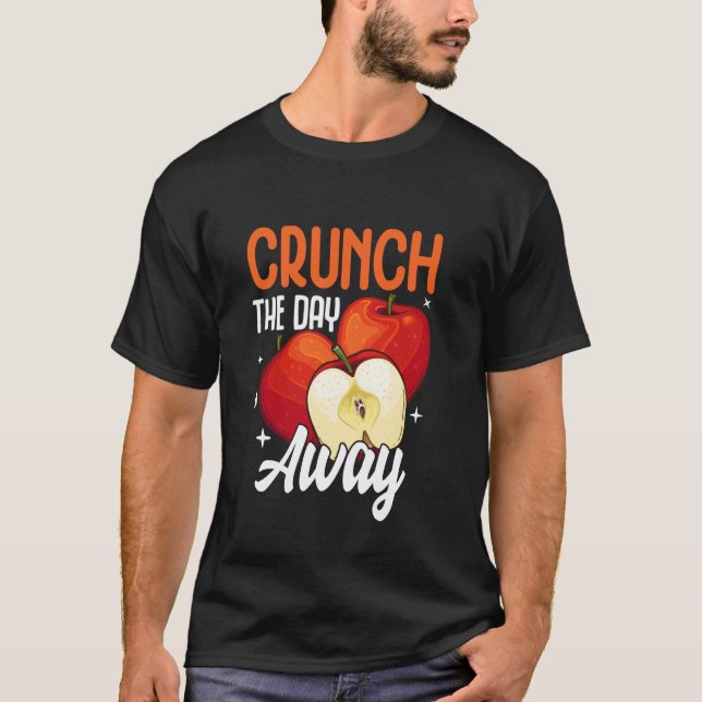 Knäck bort dagen äpple t shirt (Framsida)
