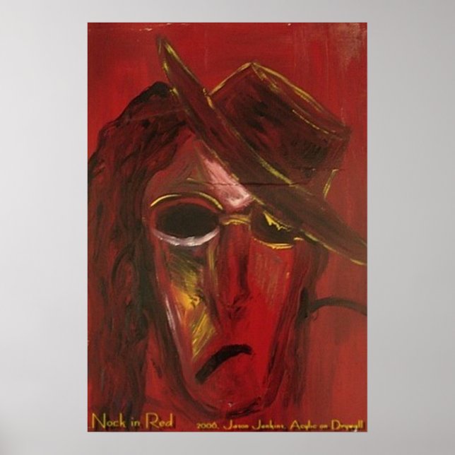 KNACK I RÖTT POSTER (Framsidan)