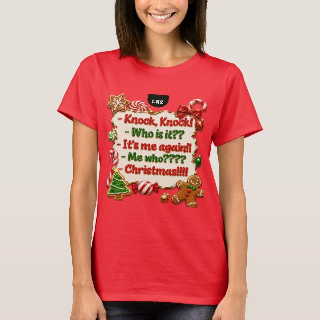 Knack, knack! t shirt (Framsida)