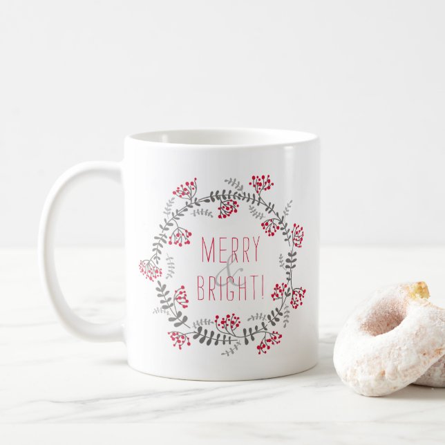 Knäck och ljus andedräkt kaffemugg (Med munk)